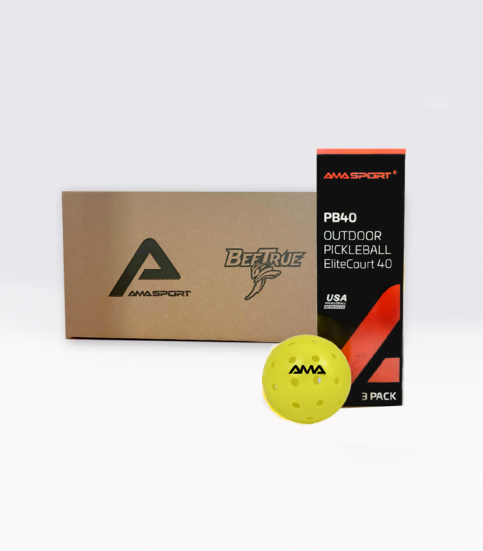 Bola de Pickleball AMA Sport Pro - Caixa com 216 Unidades