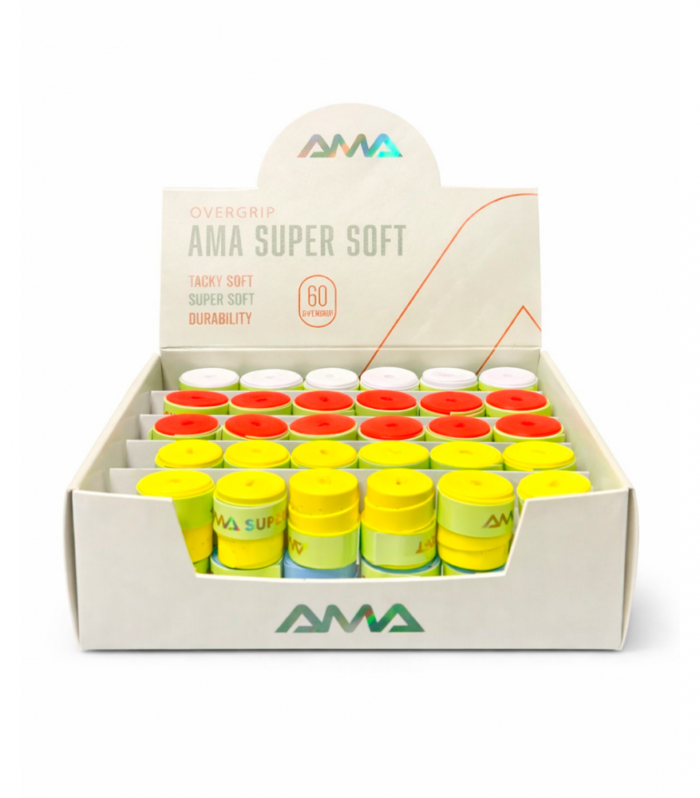 Overgrip AMA Sport Super Soft - Pote com 60 Unidades