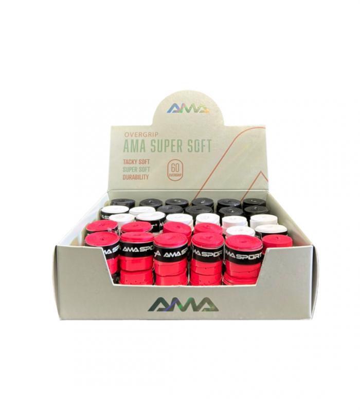Overgrip AMA Sport Super Soft - Pote com 60 Unidades